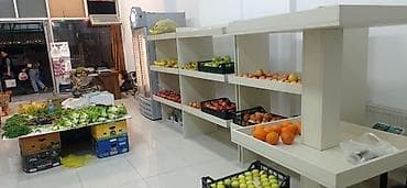 vitrin tor: Meyvə-tərəvəz mağazaları üçün taxta vitrin və rəf sistemi - Modul — 10