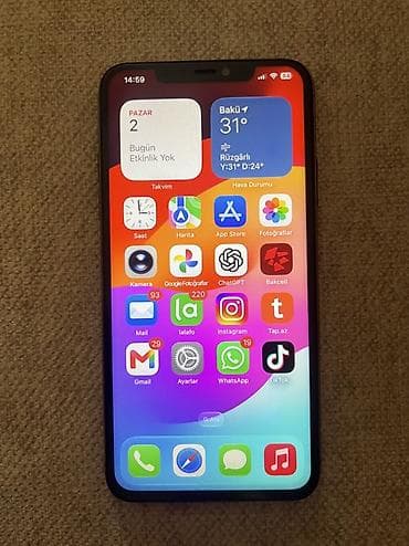 Mobil telefon və aksesuarlar: IPhone 11 Pro Max, Qızılı, Face ID — 1