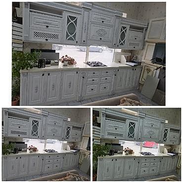 mətbex mebeli: Vitrin metbex mebeli 1850azn satilir. 386sm uzunluqdadi.Mdf masin — 1