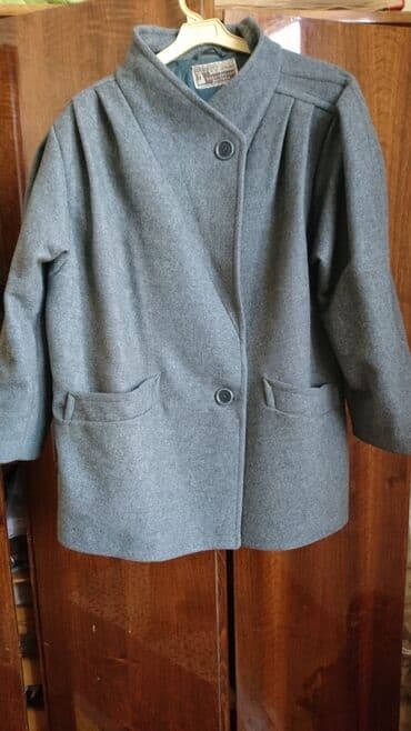 idman ucun jqut: Gadin ucun geyimler, plas drap palto, gisa yun palto — 5