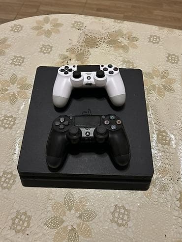 ps 4 slim: PlayStation 4 Slim 500 gb oyun konsolu. Şəkillərdə göründüyü kimi — 3