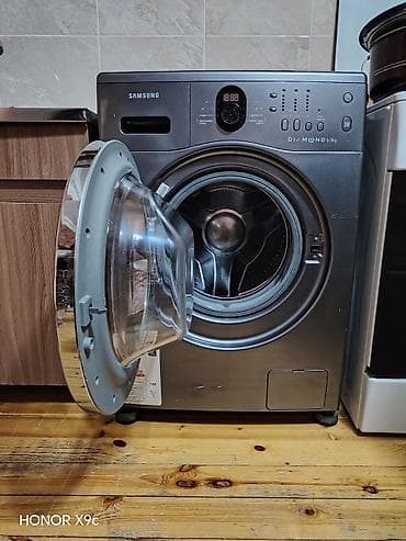 keramika diş: Samsung paltaryuyan maşın – Diamond Drum, 6 kq İşlək vəziyətdə - Ön — 2