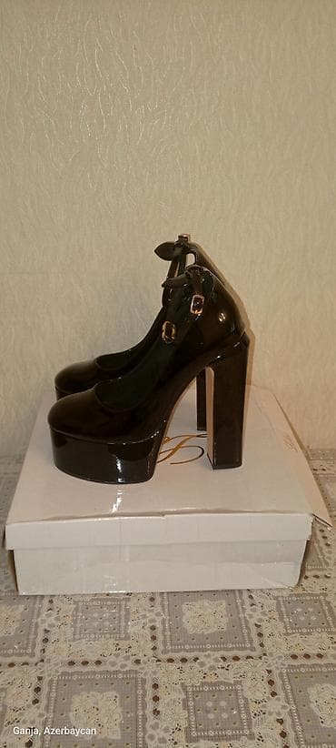 ucuz zapi satilir: Tuflilər, Ölçü: 38, rəng - Qara, İşlənmiş — 3