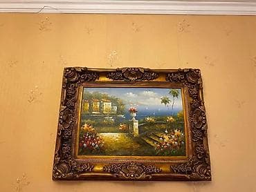 Art decordan alinib akril boya ile cekilib 
her biri 100 azn den
