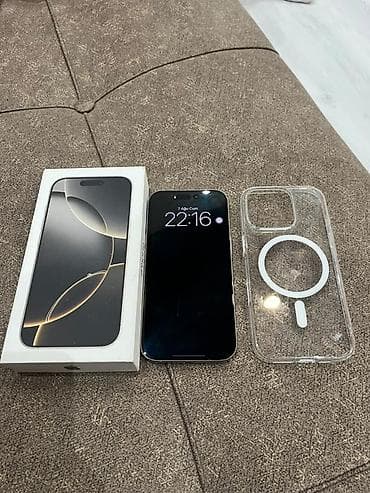 apple macbook: IPhone 16 Pro, 256 GB, Gümüşü, Face ID — 2