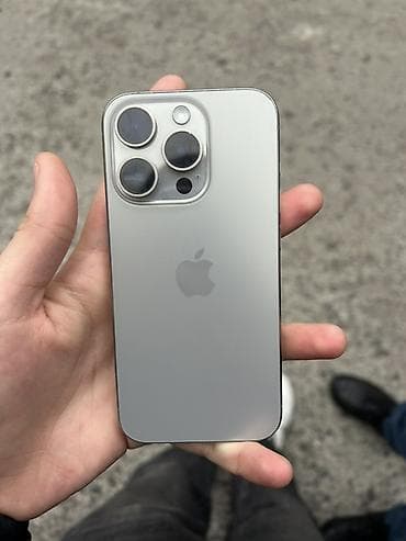 go pro camera: IPhone 15 Pro, Natural Titanium, Face ID — 2