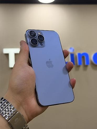IPhone 13 Pro Max, 256 GB, Sierra Blue, Zəmanət, Kredit, Simsiz şarj lalafo.az -da IPhone 13 Pro Max, 256 GB, Sierra Blue, Zəmanət, Kredit, Simsiz şarj