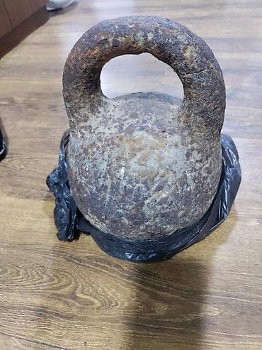 real gitara: Dəmir kettlebell (girya) - Material: bərk tökmə dəmir - Klassik — 1