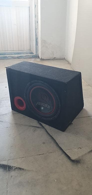 audio mikser: REISS markalı avtomobil subvuferi – qutu ilə Original Türkiyədən — 1