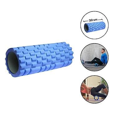 idman doşəkləri: Yoga silindiri, masaj silindiri (yastı dişli 30 sm) 🪪 şəxsi̇yyət — 1