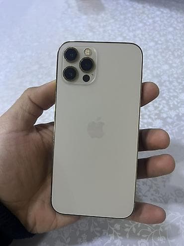 IPhone 12 Pro, 128 GB, Qızılı, Zəmanət, Simsiz şarj, Face ID
