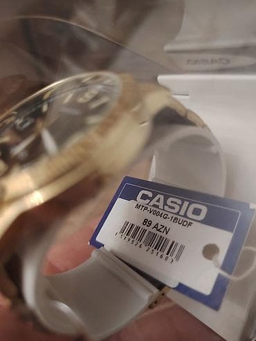 Qol saatları və aksesuarlar: Casio MTP-V004G-1BUDF qol saatı - Korpus və qolbaq: qızılı rəngli — 2