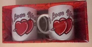 Çay dəsti, rəng - Ağ, Keramika, 2 nəfərlik