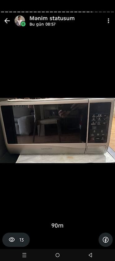 - LG televizor – ekran ölçüsü təxminən 32-37 düym, qara korpus — 4