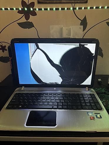 HP Pavilion dv6 noutbuk - Korpus: fırçalanmış alüminium üst qapaq