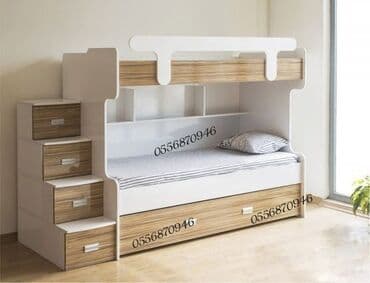 pilləkən: Oğlan və qız üçün, Yeni, Çarpayı, Matras ilə, Siyirməli, Laminat — 8