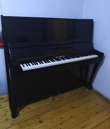 gitara akustik: Belarus marka akustik pianino - Dik (upright) korpus, klassik qara — 1