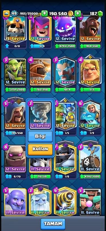 Спорт и хобби: Clash Royale hesabı – yüksək səviyyəli kolleksiya və resurslar - Kral — 9