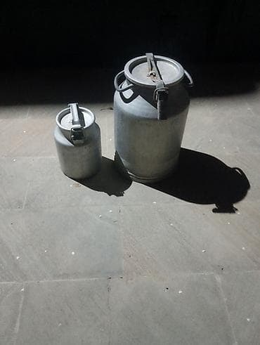 balta sapı: Alüminium süd qabları – 2 ədəd dəst - Material: qalın divarlı — 3