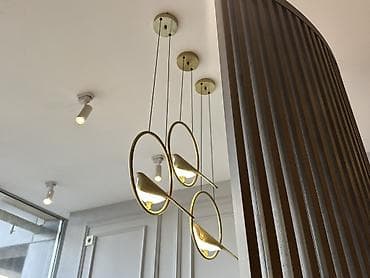 işıq lampası: Çılçıraq, 3 lampa, Metal — 2