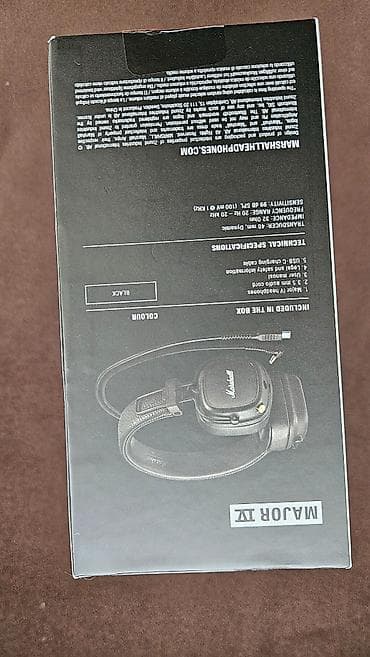 Планшеты: Marshall Major IV Bluetooth qulaqcıq - 80+ saat fasiləsiz simsiz — 2