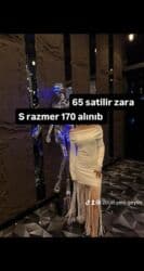 ağ qızıl uzuklər: Ziyafət donu, Mini, Zara, S — 1