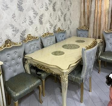 stol stul satilir: *550₼ MASA desti :-TƏCİLİ SATILIR‼️* 8oturacağı var UNVAN:-8noyabr pr — 1