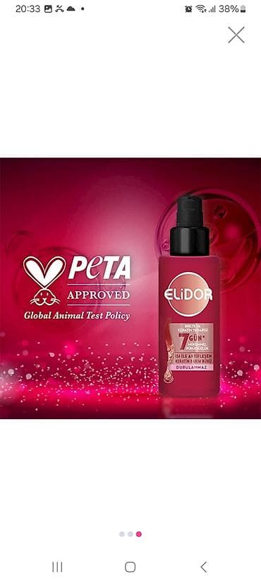 Elidor Braziliya Keratin Terapiyası – durulanmayan keratin baxım — 2