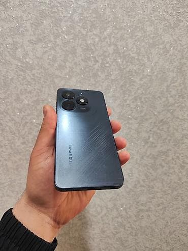 iphone 7 plus islenmis: Tecno Spark 20C, 128 GB, rəng - Boz, Zəmanət — 9