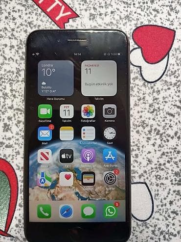 ayfon 6 pulus: IPhone 8 Plus, Qara, Barmaq izi — 5