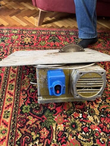 Quru inşaat materialları: Stolüstü dairəvi mişar (elektrik) - Güclü elektrik mühərrikli, metal — 1