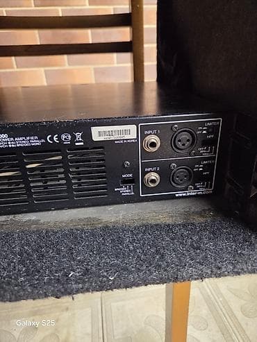 blutuz qulaqciqlar irsad: InterM V-4000 Professional Power Amplifier - İki kanallı (CHANNEL — 7