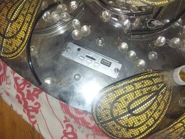 led isiqlar tavan ucun: Led Çılçıraq, 4 və daha çox lampa, Metal — 14