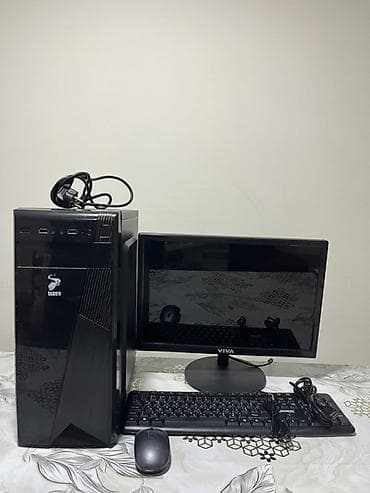 Masaüstü kompüter seti Tərkibi: - Sistem bloku: SAREX korpus, ön