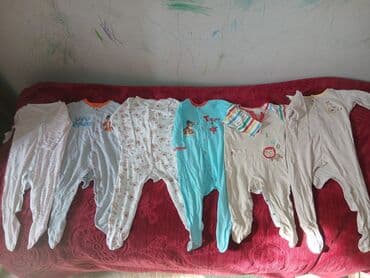 детские нарядные комплекты: Uşaq geyimləri dəsti 1) Narıncı rəngli KIABI kombinezon - Material — 7