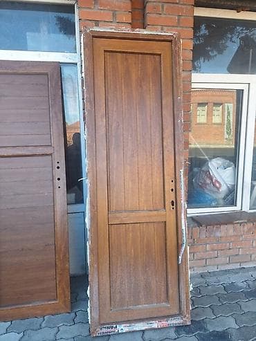 profil ucun şekiller: İşlənmiş Plastik qapı Çərçivə ilə, Zəmanətli, Ödənişli quraşdırma, Ünvandan götürmə — 2