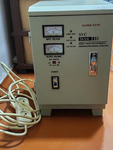 qaz reduktoru nedir: SUPER STAC SVC 5kVA – təkfazalı tam avtomatik gərginlik — 1