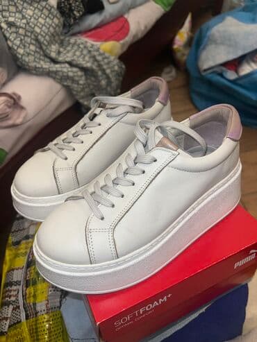 кросовки: Puma, Размер: 36, цвет - Бежевый, Б/у — 5