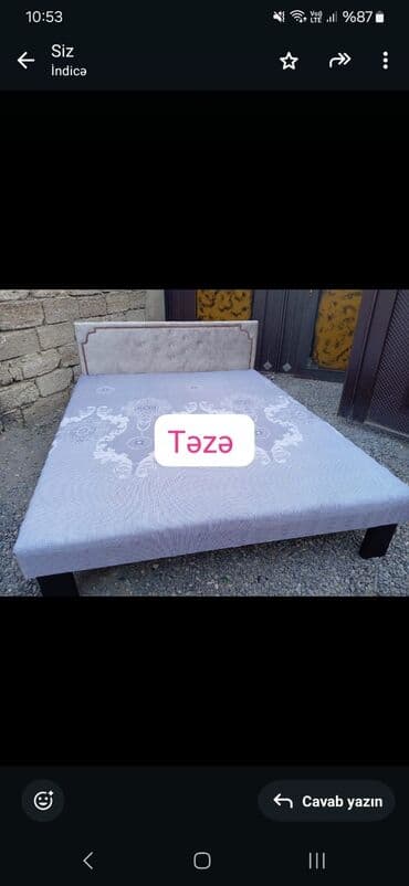 разборка мебели: Təzə çarpayılar. 1 nəfərlik çarpayılar 60manat. 2 nəfərlik taxt — 14