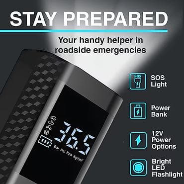 STSCELZ Portativ Smart Nasos (Power Bank və LED İşıqlandırma) — 5