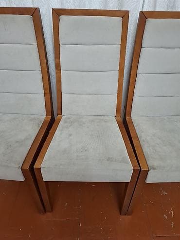 plastik stollar: Qonaq otağı üçün, İşlənmiş, Qatlanmayan, rəng - Boz Stul — 2