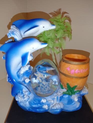 qar şəkilləri: Fiqur, Gips, rəng - Göy — 5