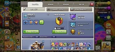 qara rəng: Clash of Clans yüksək səviyyəli hesab - Şəxsiyyət: ABI 075, səviyyə — 1