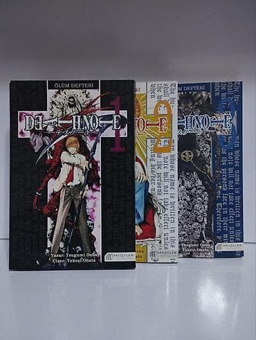 Komikslər, manqa: Death Note manga seriyası – 1, 2 və 3-cü cildlər bir yerdə Türkcə 🇹🇷 — 1