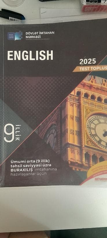 Məhsul: DİM test topluları və ingilis dili çalışma kitabı dəsti