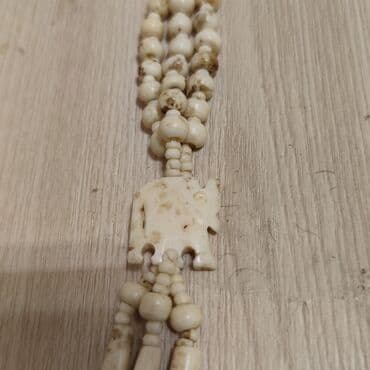 xari bulbul klonu: Qədimi fil sümüyündən kolye boyunbağ Yaponiya — 2