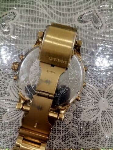 Qadın geyimləri: Qol saatı, Diesel, rəng - Qızılı — 4