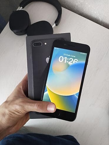 dublikat iphone 11: IPhone 8 Plus, 64 GB, Space Gray, Simsiz şarj — 1