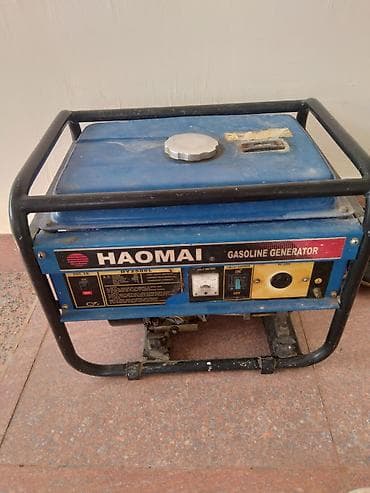 HAOMAI DY2500L benzin generator - Yanacaq: benzin (gasoline/petrol) -