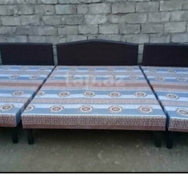 Çarpayılar Təzə hazırları var Çatdırılma var Bir nəfərlik 60 manat İki